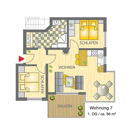 Apartmán Strandperle 7 - *